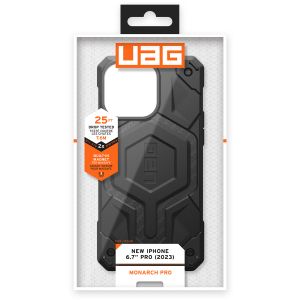 UAG Monarch Pro Backcover für das iPhone 15 Pro Max - Carbon Fiber