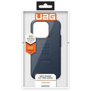 UAG Civilian Backcover MagSafe für das iPhone 15 Pro - Mallard
