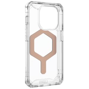 UAG Plyo Backcover MagSafe für das iPhone 15 Pro - Ice / Rose Gold