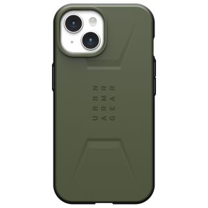 UAG Civilian Backcover MagSafe für das iPhone 15 - Olive Drab