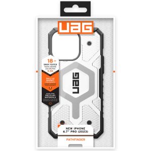 UAG Pathfinder Case MagSafe für das iPhone 15 Pro Max - Ice