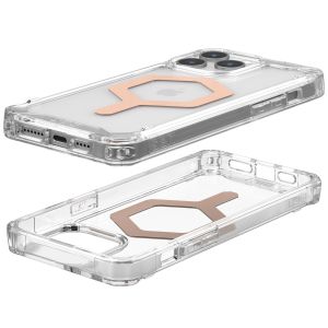 UAG Plyo Backcover MagSafe für das iPhone 15 Pro Max - Ice / Rose Gold