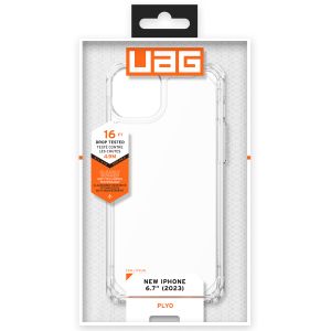 UAG Plyo Hard Case für das iPhone 15 Plus - Ice