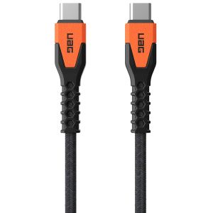 UAG Kevlar® Kern USB-C zu USB-C Ladekabel - 1,5 Meter - Schwarz / Orange