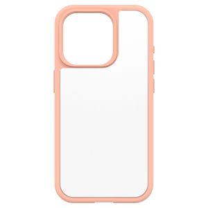 OtterBox React Backcover für das iPhone 15 Pro - Transparent / Peach