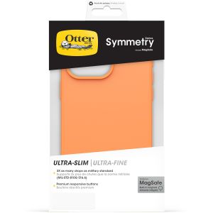 OtterBox Symmetry Backcover MagSafe für das iPhone 15 Pro Max - Sunset Orange