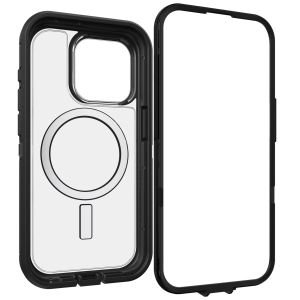 OtterBox Defender Rugged Case mit MagSafe für das iPhone 15 Pro - Transparent / Schwarz