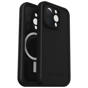 OtterBox Fre MagSafe Back Cover für das iPhone 15 Pro - Schwarz