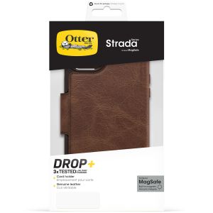 OtterBox ﻿Strada-Klapphülle MagSafe für das iPhone 15 Plus - Braun