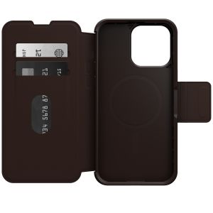 OtterBox ﻿Strada-Klapphülle MagSafe für das iPhone 15 Pro Max - Braun