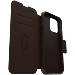 OtterBox ﻿Strada-Klapphülle MagSafe für das iPhone 15 Pro Max - Braun