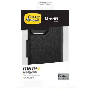 OtterBox ﻿Strada-Klapphülle MagSafe für das iPhone 15 Pro Max - Schwarz
