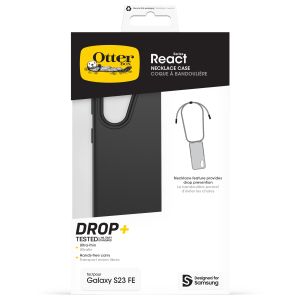OtterBox React Necklace Backcover für das Samsung Galaxy S23 FE - Black