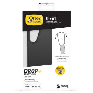 OtterBox React Necklace Backcover für das Samsung Galaxy A35 - Black