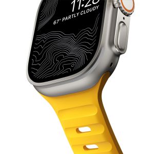 Nomad Sport Band FKM für die Apple Watch Series 1-9 / SE / Ultra (2) - 42/44/45/49 mm - Gelb