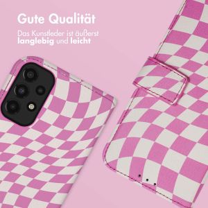 iMoshion Design Klapphülle für das Samsung Galaxy A33 - Retro Pink