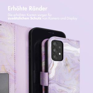 iMoshion Design Klapphülle für das Samsung Galaxy A33 - Purple Marble