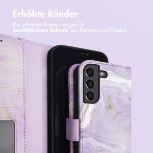iMoshion Design Klapphülle für das Samsung Galaxy S21 - Purple Marble