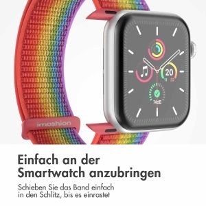 iMoshion Nylon-Armband⁺ für die Apple Watch Series 1-9 / SE - 38/40/41 mm - Pride Edition