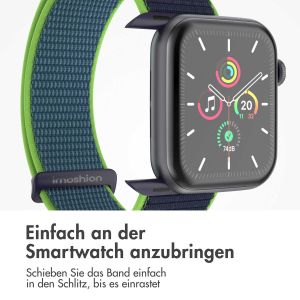 iMoshion Nylon-Armband⁺ für die Apple Watch Series 1-9 / SE / Ultra (2) - 42/44/45/49 mm - Lime