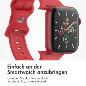 iMoshion Silikonband⁺ für die Apple Watch Series 1-9 / SE / Ultra (2) - 42/44/45/49 mm - Rose - Größe M/L