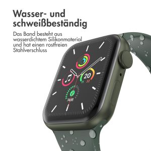 iMoshion Silikonband⁺ für die Apple Watch Series 1-9 / SE / Ultra (2) - 42/44/45/49 mm - Olive - Größe M/L