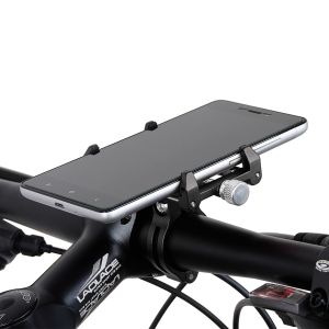 G86 Handyhalterung für das Fahrrad – verstellbar – universell – Aluminium –  schwarz