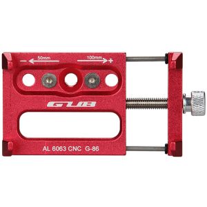 GUB G68 Handyhalterung für das Fahrrad – verstellbar – universell – Aluminium – rot