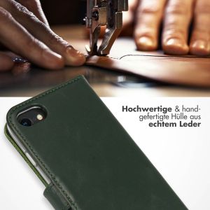 Selencia Echtleder Klapphülle iPhone SE (2022 / 2020) / 8 / 7 / 6(s)