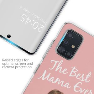 Gestalte deine eigene Samsung Galaxy A51 Gel Hülle - Transparent