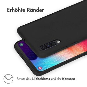 iMoshion Color TPU Hülle Schwarz für Samsung Galaxy A50 / A30s