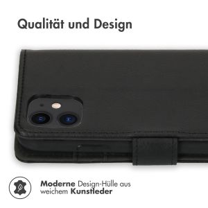 iMoshion Luxuriöse Klapphülle Schwarz für das iPhone 11