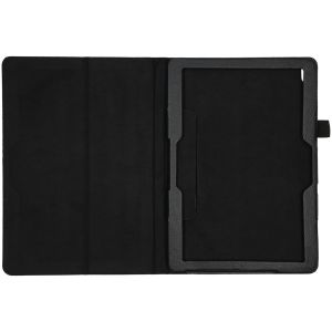 Unifarbene Tablet-Klapphülle Schwarz für das Lenovo Tab M10