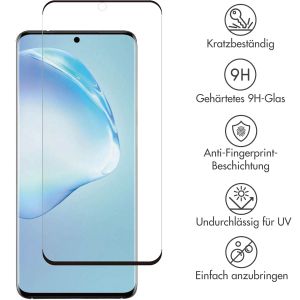 Selencia Premium Screen Protector aus gehärtetem Glas für das Samsung Galaxy S20 - Schwarz