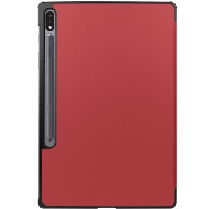 iMoshion Trifold Klapphülle Samsung Galaxy Tab S8 Plus / S7 Plus / S7 FE 5G - Rot
