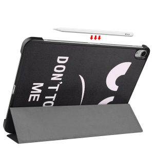 iMoshion Design Trifold Klapphülle iPad Air 5 (2022) / Air 4 (2020) - Don't Touch