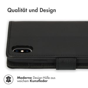 iMoshion Luxuriöse Klapphülle iPhone Xs / X - Schwarz