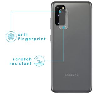iMoshion Displayschutzfolie 3er-Pack + Kameraschutz Glas Galaxy S20