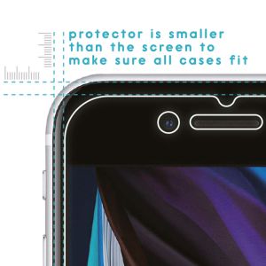 iMoshion Bildschirmschutzfolie Glas iPhone SE (2022 / 2020)/8/7/6s
