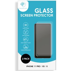 iMoshion Bildschirmschutzfolie Glas 2Pack iPhone 11 Pro / Xs / X