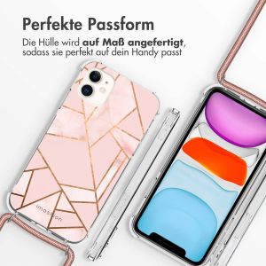 iMoshion Design Hülle mit Band für das iPhone 11 - Pink Graphic