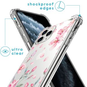 iMoshion Design Hülle mit Band für das iPhone 11 Pro Max - Blossom Watercolor