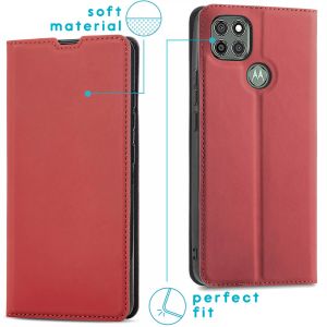 iMoshion Slim Folio Klapphülle Motorola Moto G9 Power - Rot