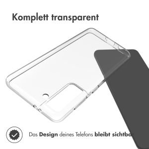Accezz TPU Clear Cover Transparent für das Samsung Galaxy S21