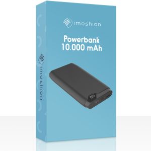 iMoshion Powerbank - 10.000 mAh - Schnelles Aufladen und Power Delivery - Schwarz