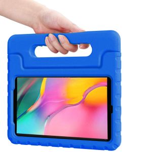 iMoshion Schutzhülle mit Handgriff kindersicher für Samsung Galaxy Tab S8 / S7 - Blau