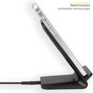 Accezz Qi Desk Wireless Charger - Kabelloses Ladegerät - 10 Watt - Schwarz