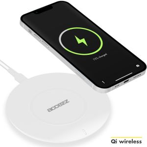 Accezz Qi Soft Touch Wireless Charger - Kabelloses Ladegerät - 10 Watt - Weiß