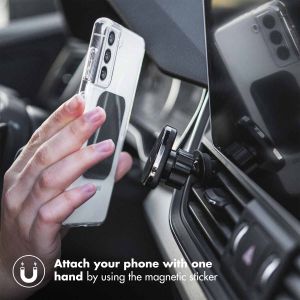 iMoshion Handyhalterung für das Auto – universell – Lüftungsgitter –  magnetisch – schwarz