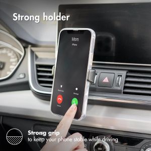 iMoshion Handyhalterung für das Auto – Verstellbar – Universell –  Lüftungsgitter – Schwarz